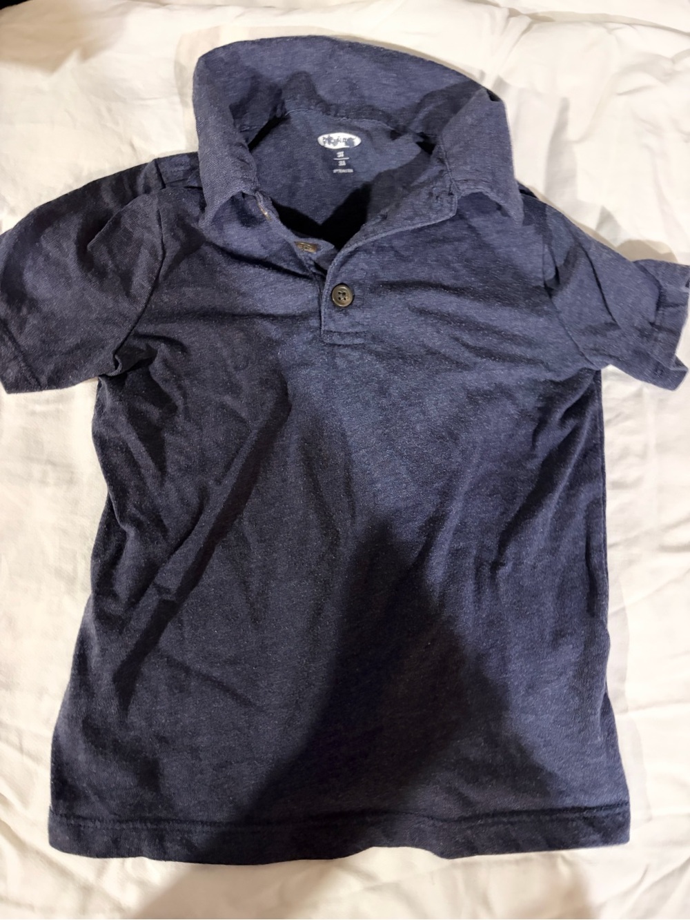 Old Navy Navy Blue Short Sleeve Polo for Kids